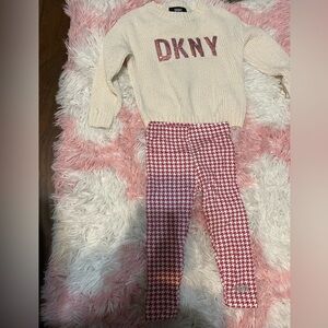 DKNY sweater outfit